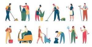 cleaning-service-workers-professional-cleaner-clean-office-or-house-with-equipment-housekeeping-services-domestic-cleaners-janitors-set-vector